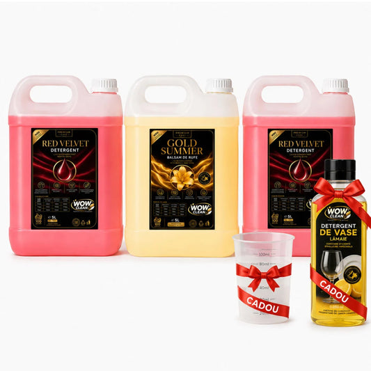 Pachet 2x Detergent Universal Red Velvet + 1x Balsam de rufe Gold Summer